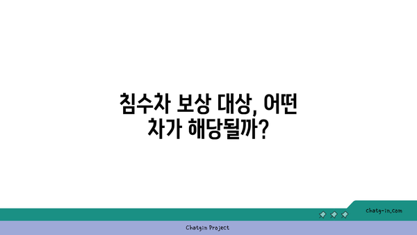 침수차 보상, 내 차는 받을 수 있을까? | 침수차 보상 대상, 보험 접수 방법, 손해 범위, 주의 사항