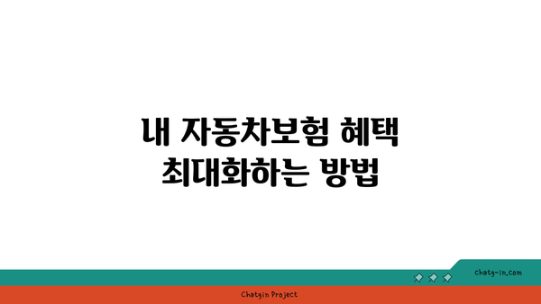 자동차보험 혜택 잔치 | 캐시백과 이벤트 완벽 가이드 | 혜택, 할인, 보험 비교