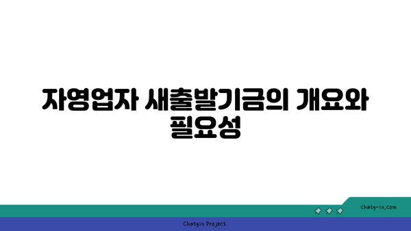 자영업자 새출발기금 지원 주요 사항과 활용 방법 | 자영업, 지원 정책, 재정 지원