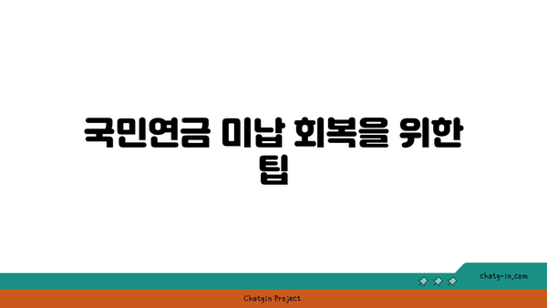 국민연금 미납 여부 확인과 해결책| 쉽게 알아보는 방법과 팁! | 국민연금, 미납 확인, 해결책