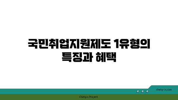 국민취업지원제도 1, 2유형의 차이점과 구직촉진수당 신청방법