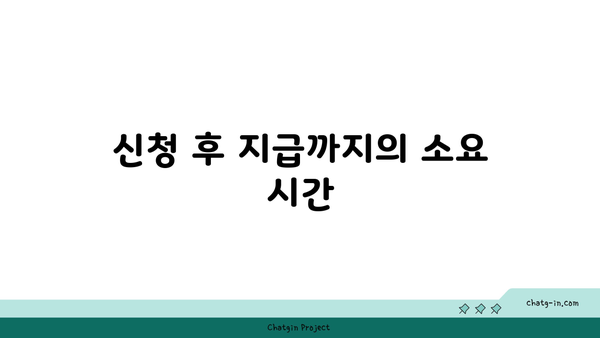 구직촉진수당 신청과 지급 일정