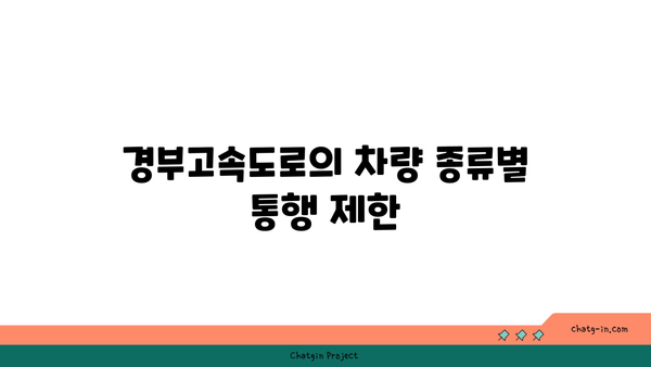 경부고속도로 버스전용차로 기준 운영 시간 및 벌금