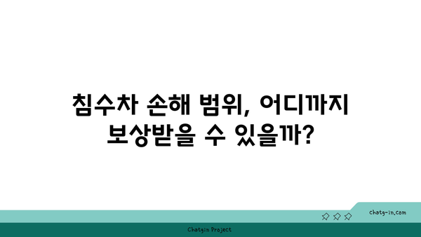 침수차 보상, 내 차는 받을 수 있을까? | 침수차 보상 대상, 보험 접수 방법, 손해 범위, 주의 사항