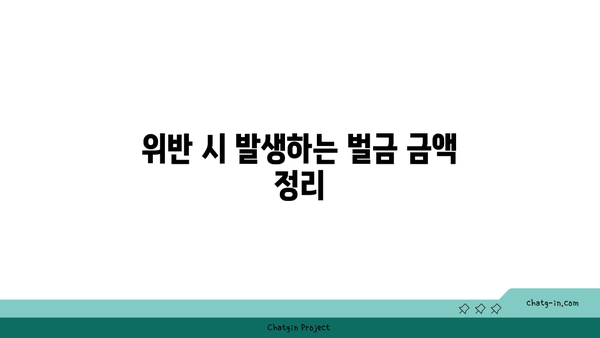 고속도로 버스전용차로 위반 벌금 안내