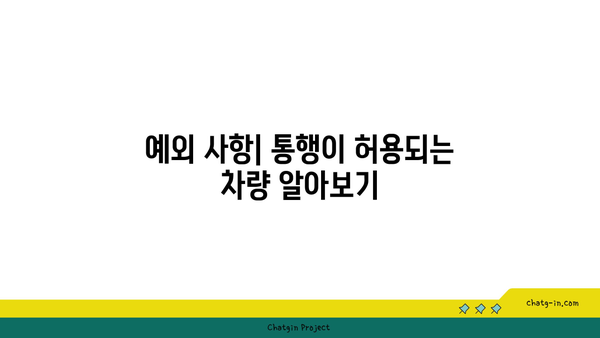 경부고속도로 버스전용차로 통행 금지 기준 명확히 알아보기