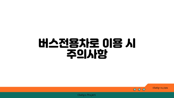 경부고속도로 버스전용차로 시간 위반 기준 확실히 파악하자!