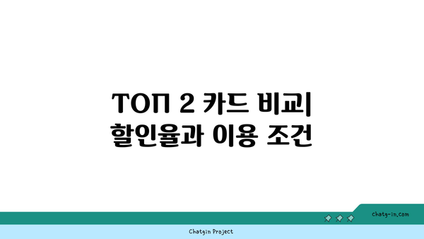 ТОП 2 주유할인 신용카드: 자세한 정보 탐구