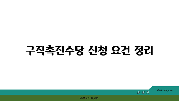 50만 원 손쉽게 가져가기: 국민취업지원제도 구직촉진수당 신청 방법