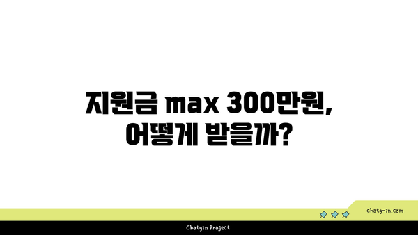 구직촉진수당 신청 방법 - 최대 300만원 지원