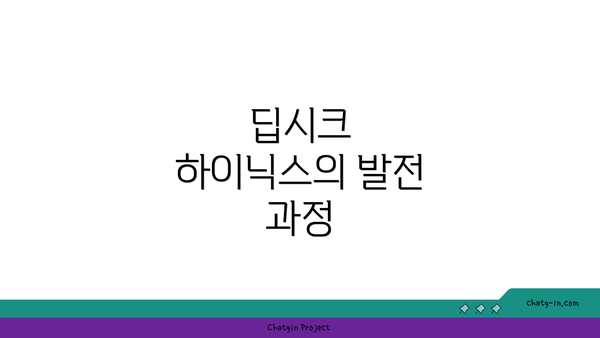 딥시크 하이닉스의 발전 과정