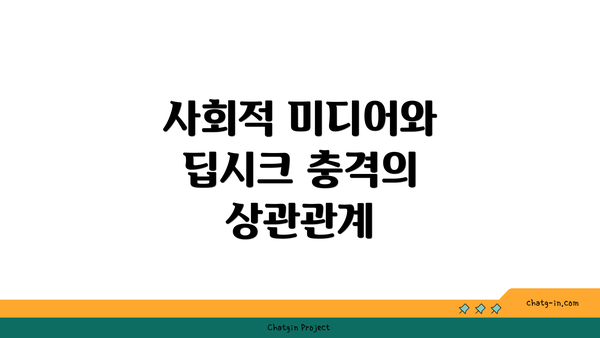 사회적 미디어와 딥시크 충격의 상관관계