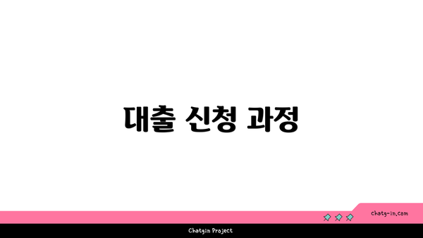 대출 신청 과정