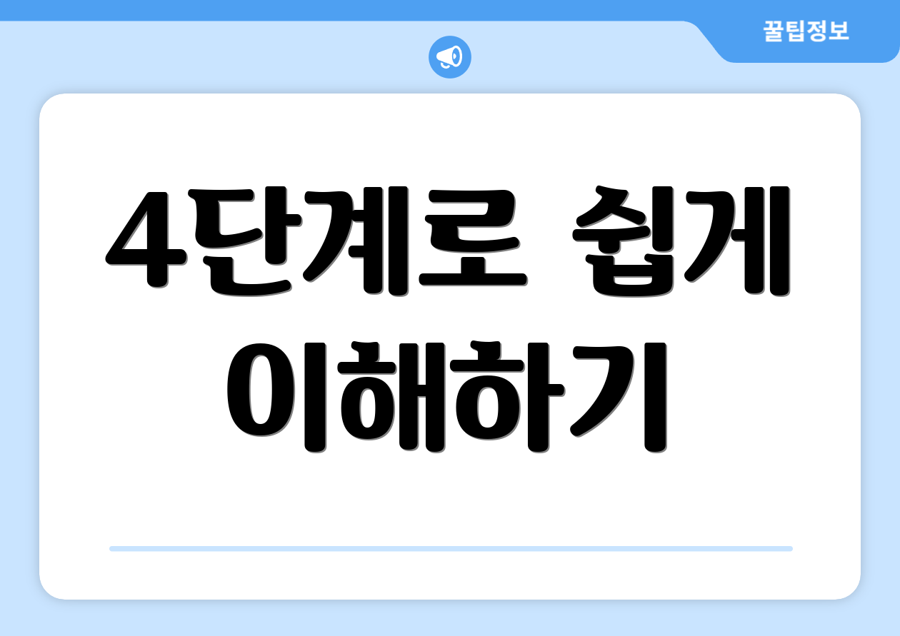 4단계로 쉽게 이해하기