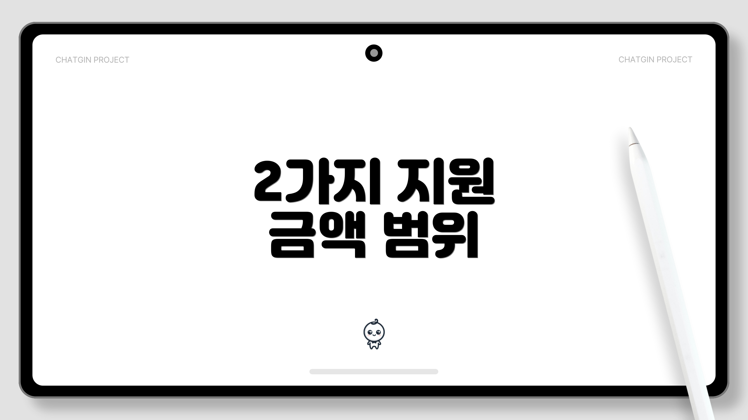 2가지 지원 금액 범위