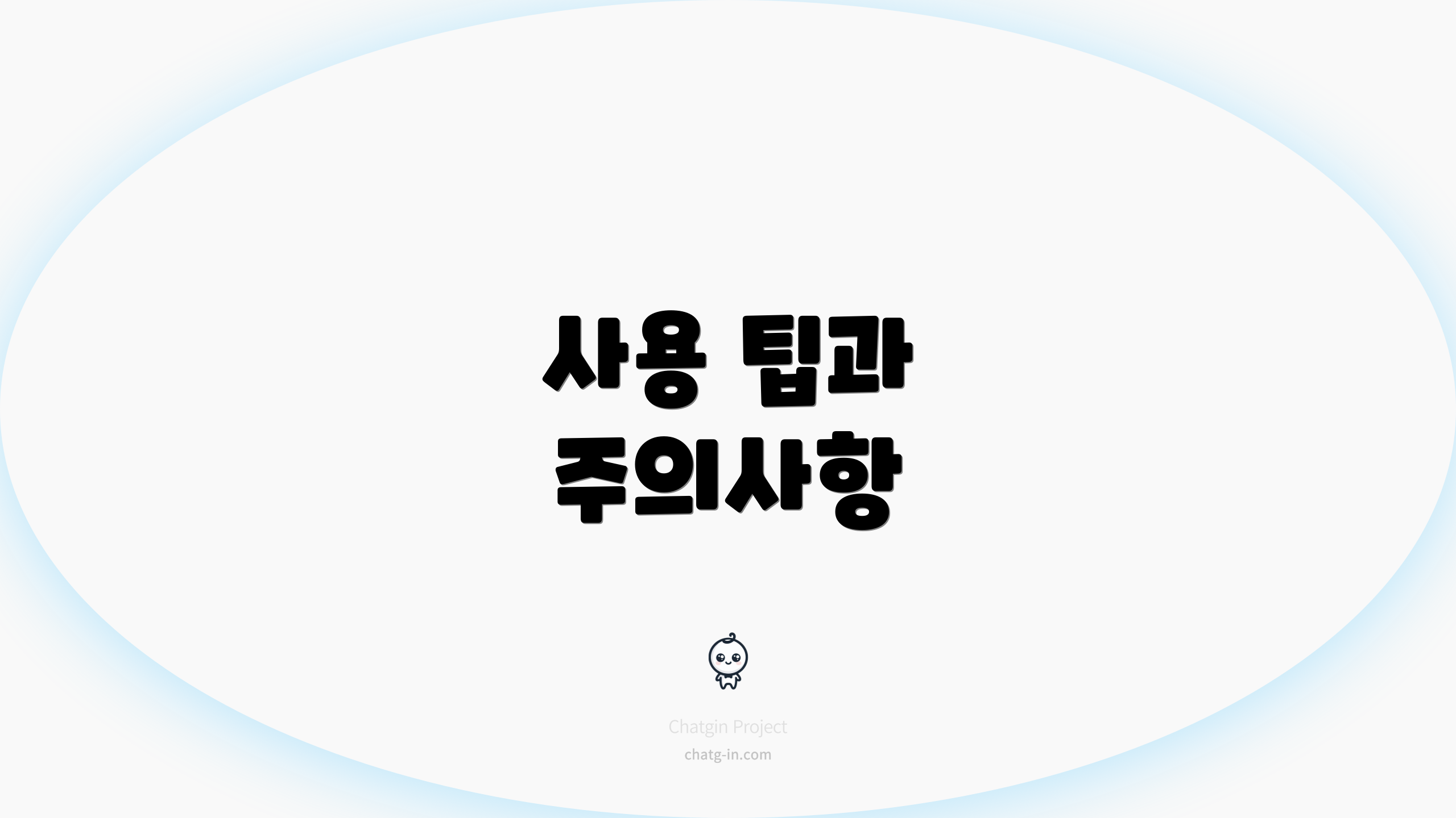 사용 팁과 주의사항