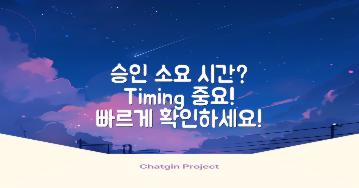 승인까지 소요 시간은?