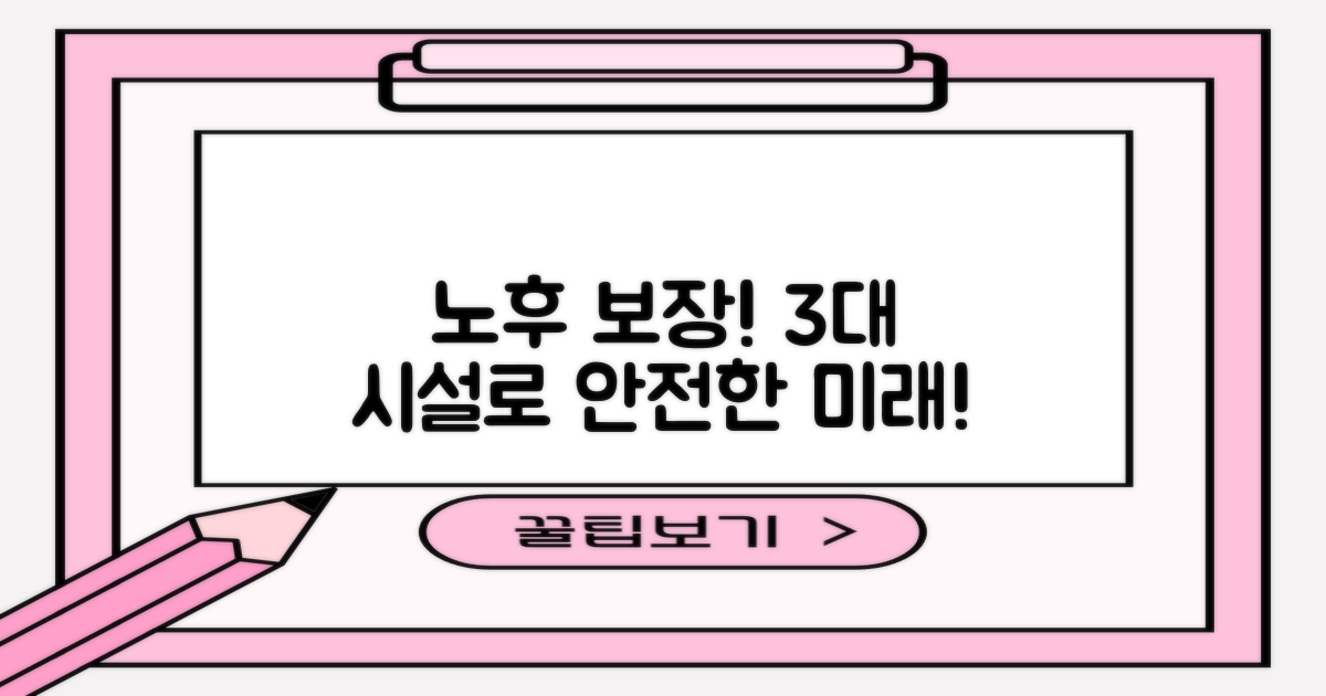 3대 시설로 노후 보장