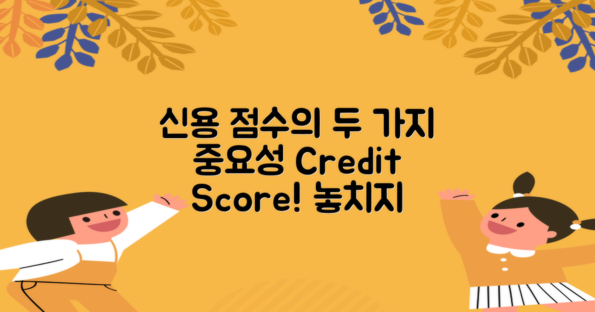 2가지 신용 점수 중요성