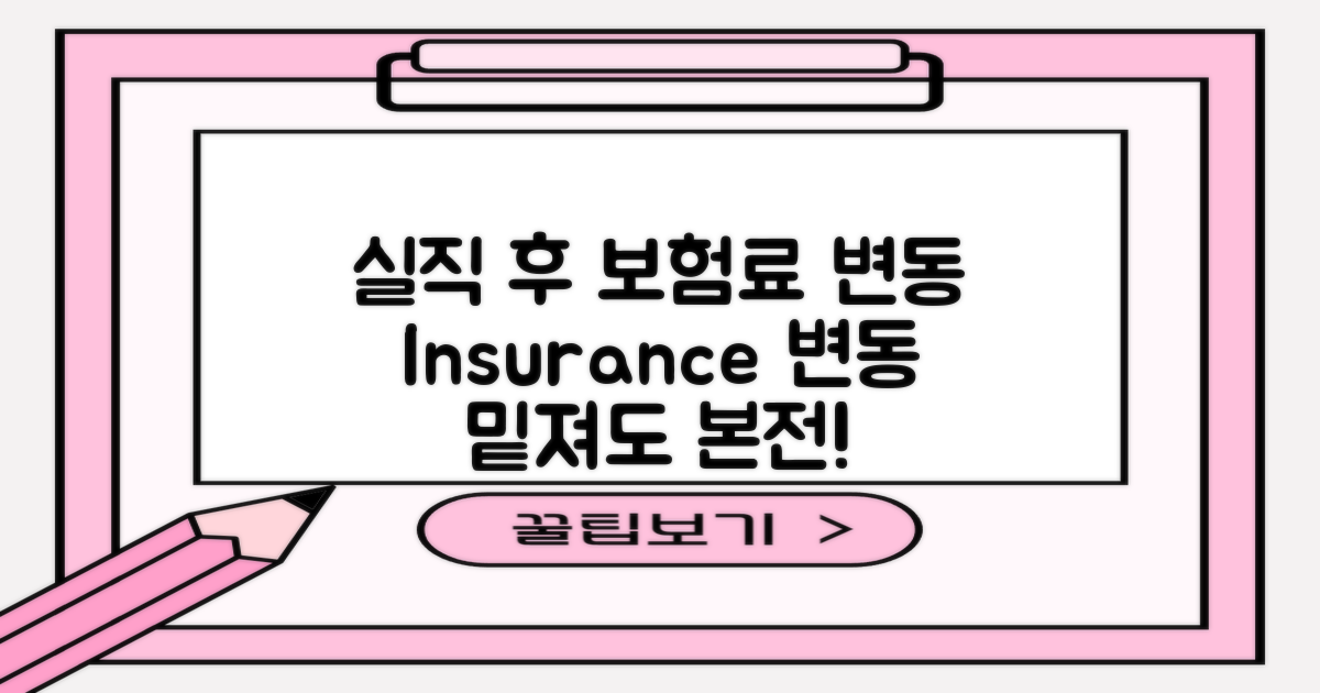 실직과 보험료 변동