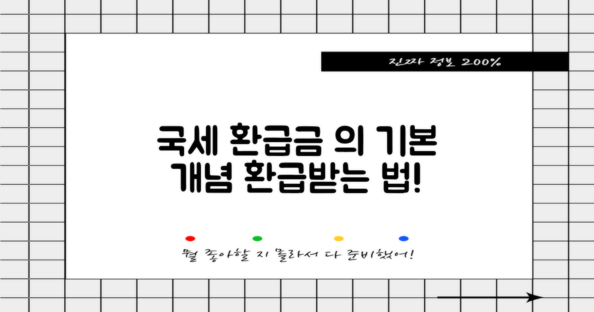 국세 환급금의 기본 개념