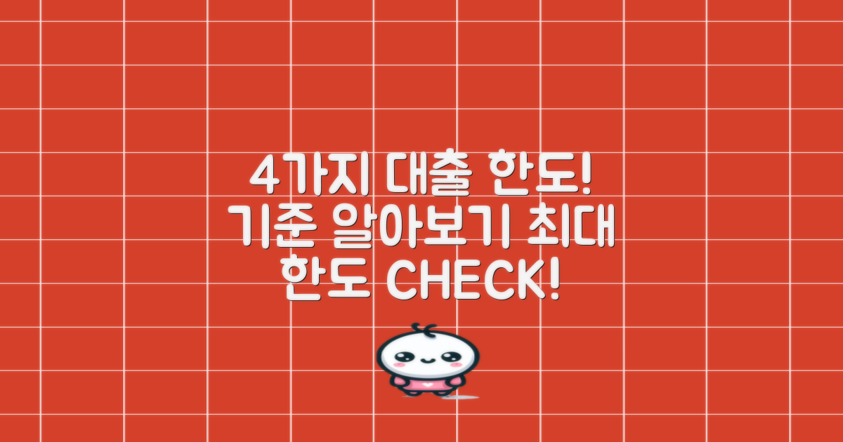 4가지 대출 한도 기준