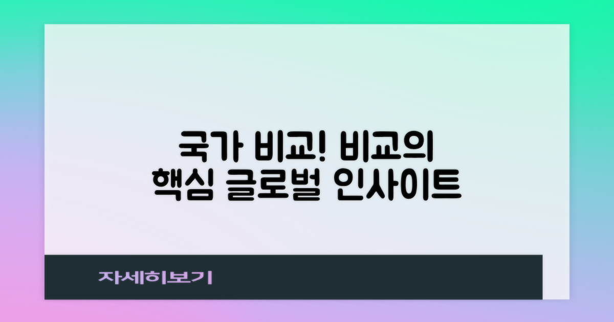 다른 국가와의 비교