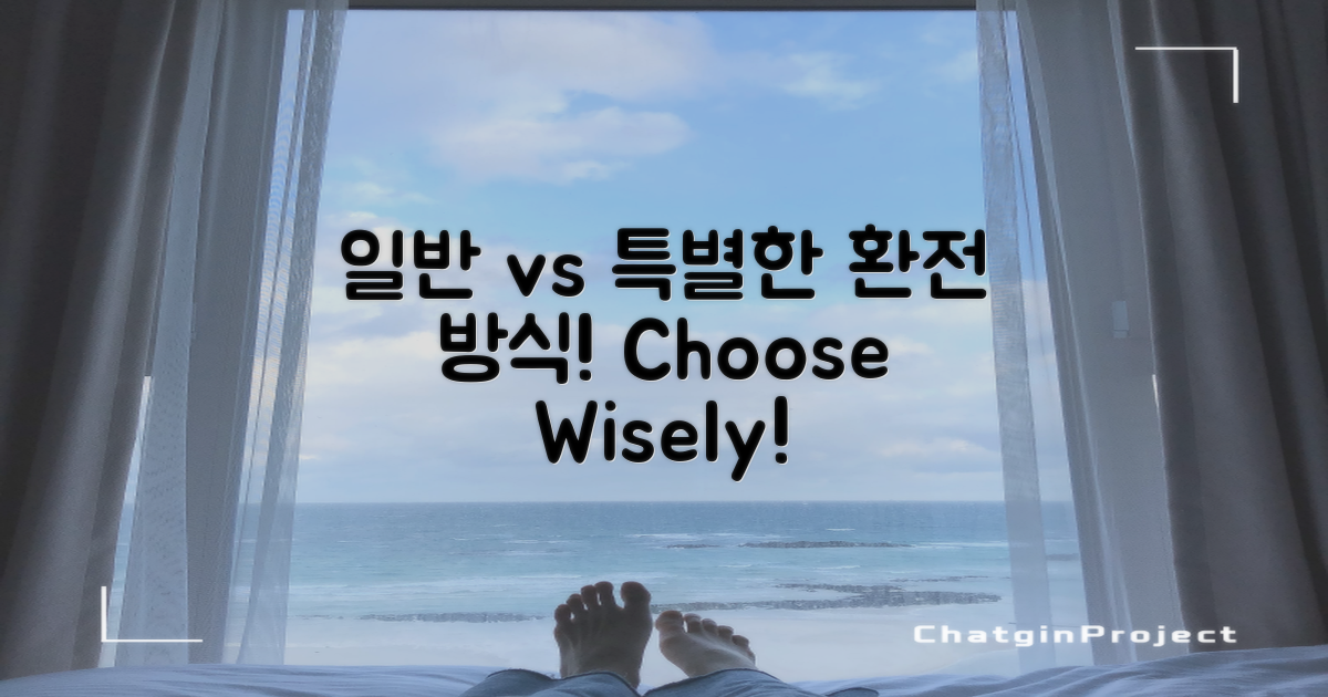 일반 vs 특별한 환전 방식