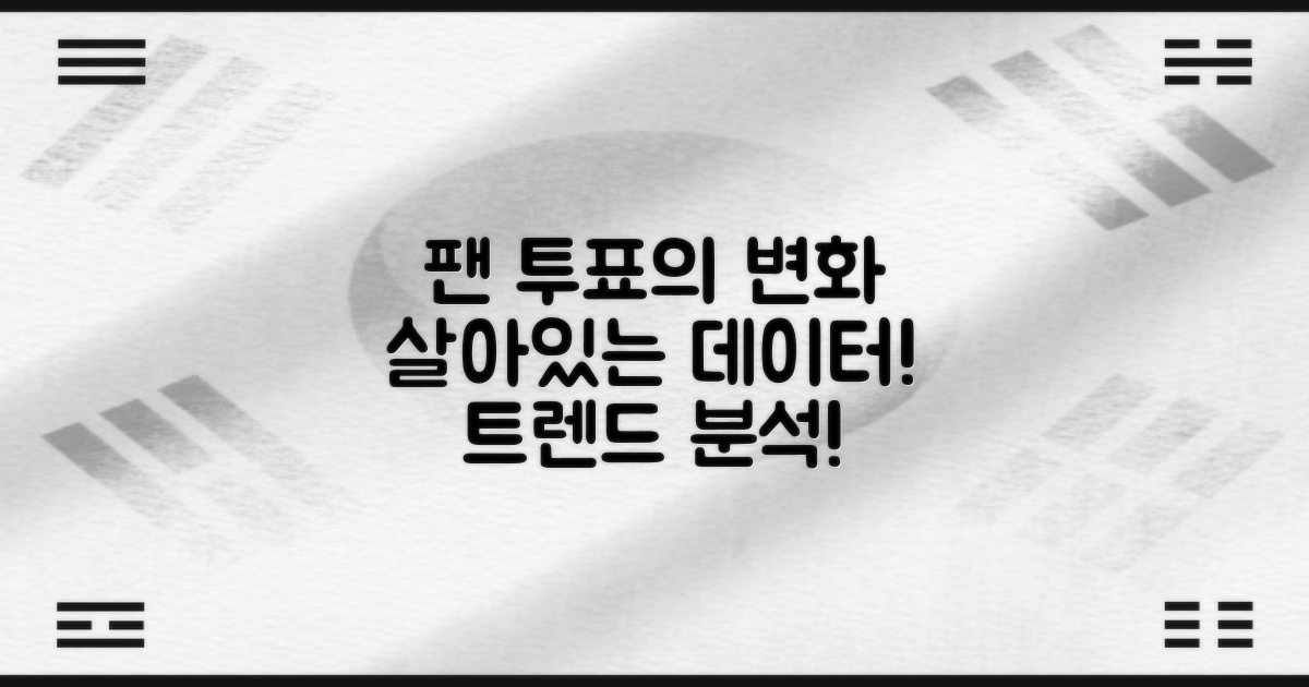 팬 투표의 변화 살펴보기