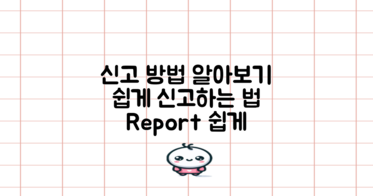 신고 방법을 알아보세요