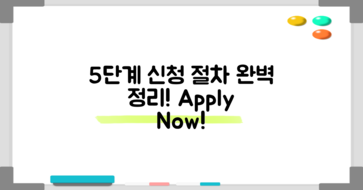 5단계 신청 절차 정리