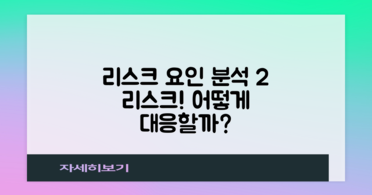 2대 리스크 요인 분석