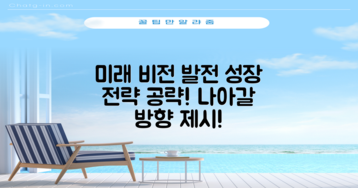 향후 발전 계획 및 비전