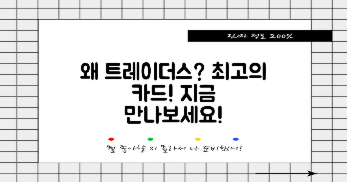 왜 트레이더스 카드일까?