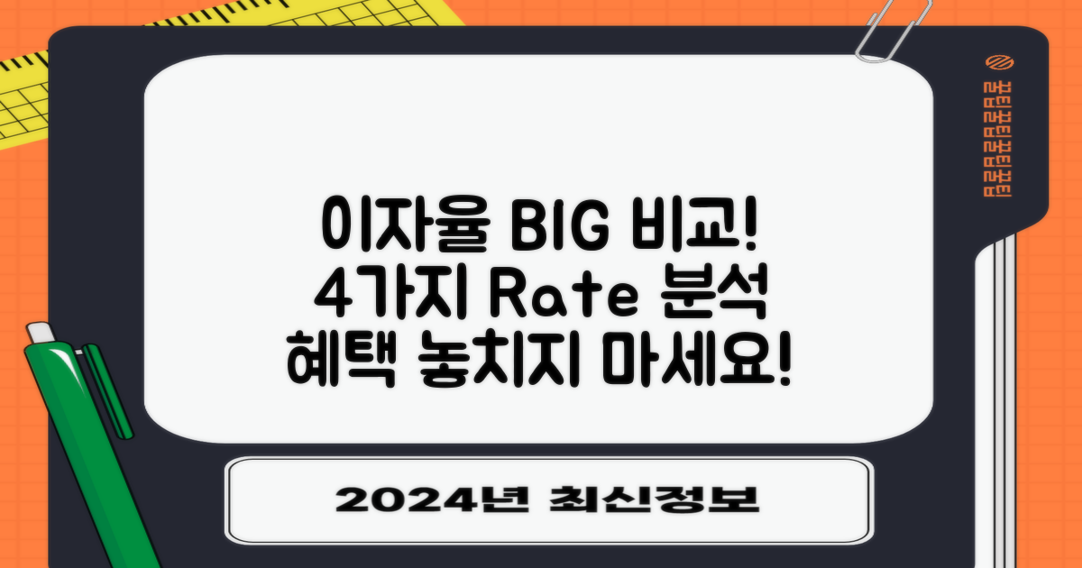 4가지 이자율 비교