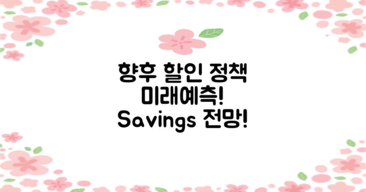 향후 할인 정책 전망