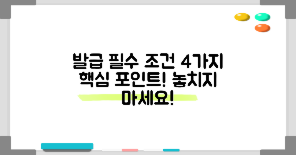 4가지 발급 필수 조건