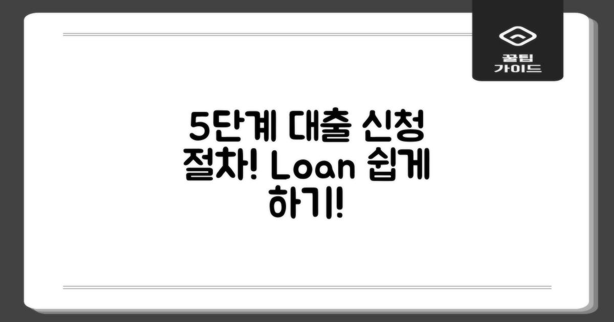 5단계 대출 신청 절차