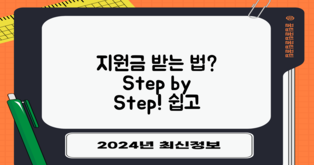 지원금은 어떻게 받는걸까?