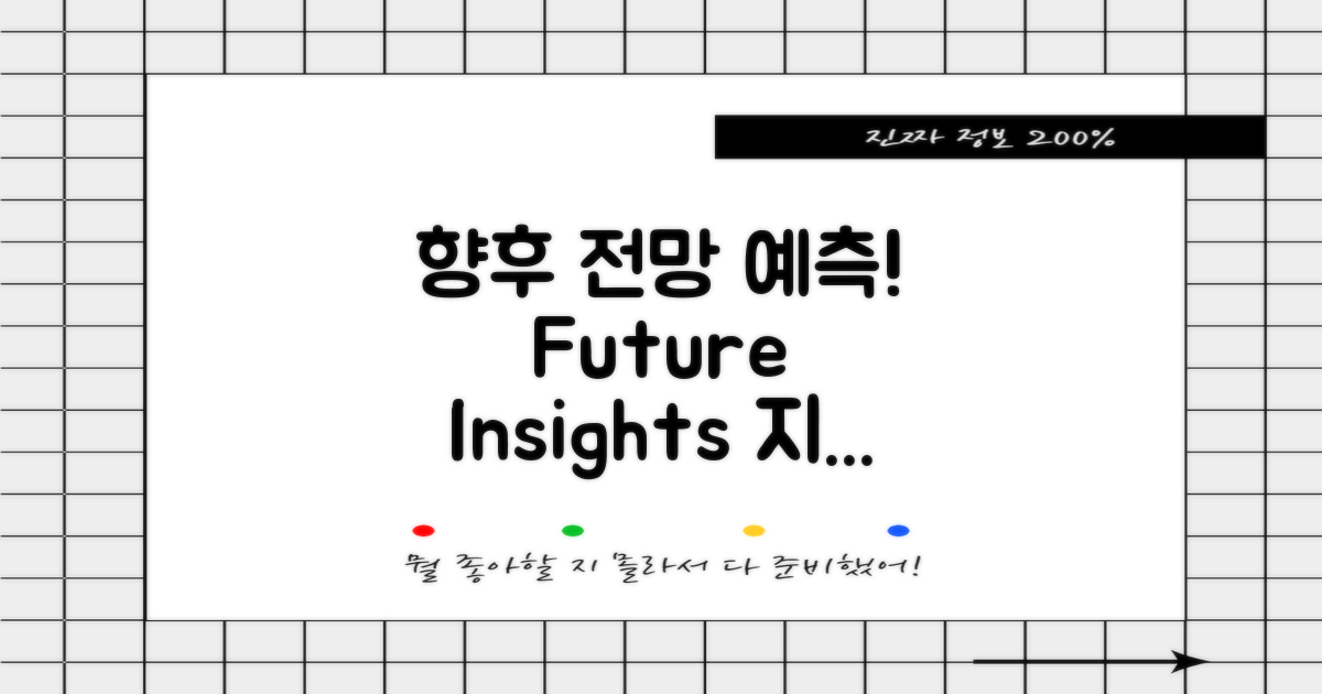 향후 전망을 예측하세요