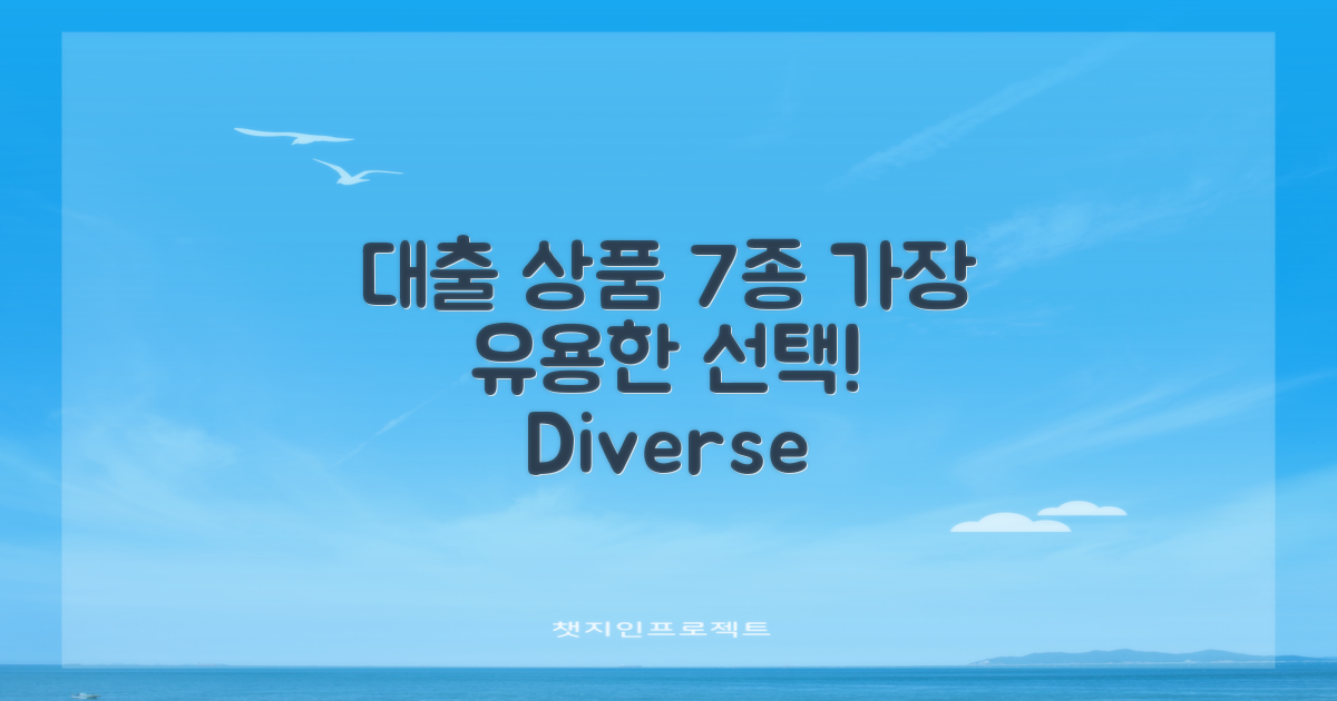 7가지 대출 상품 유형