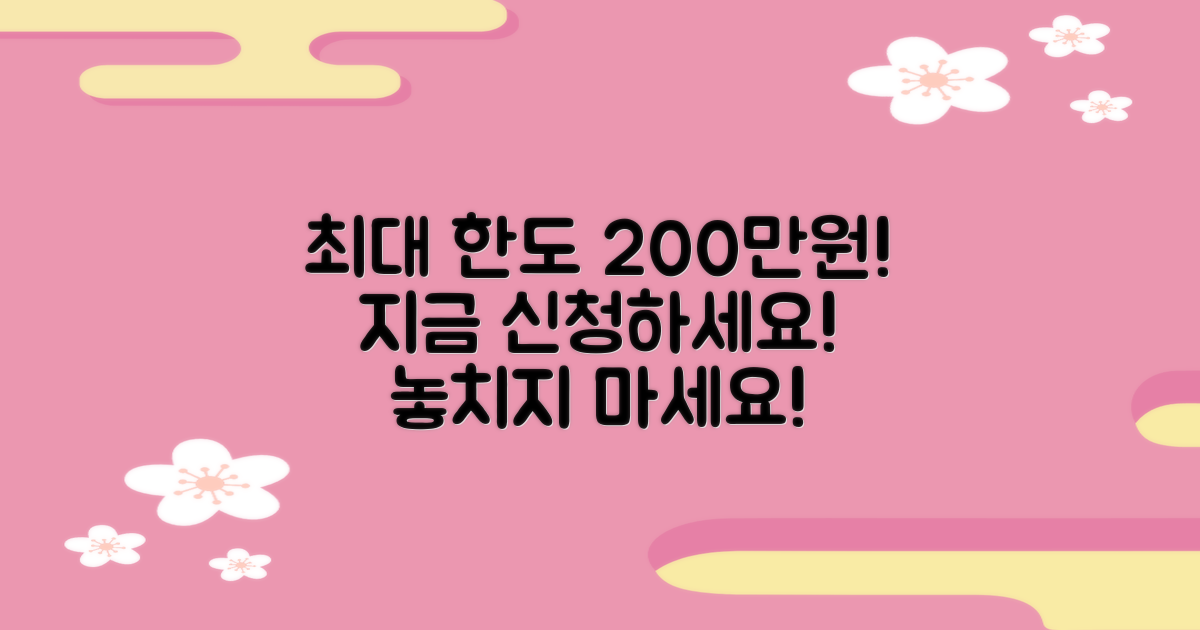 1회 최대 2백만원 한도