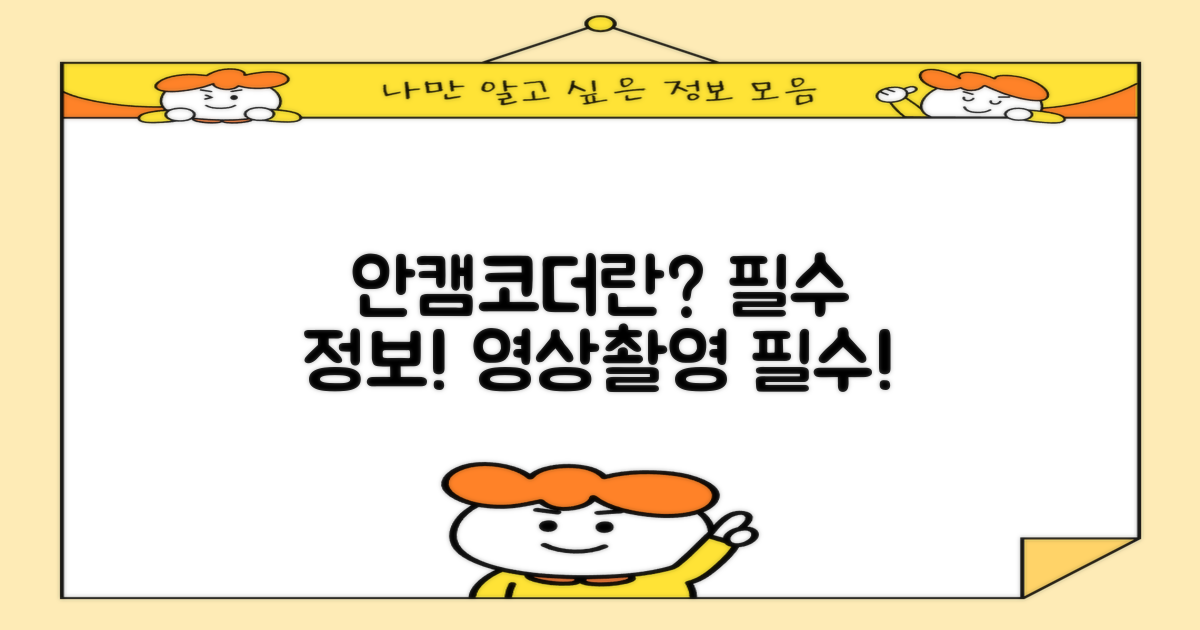 안캠코더란 무엇인가?