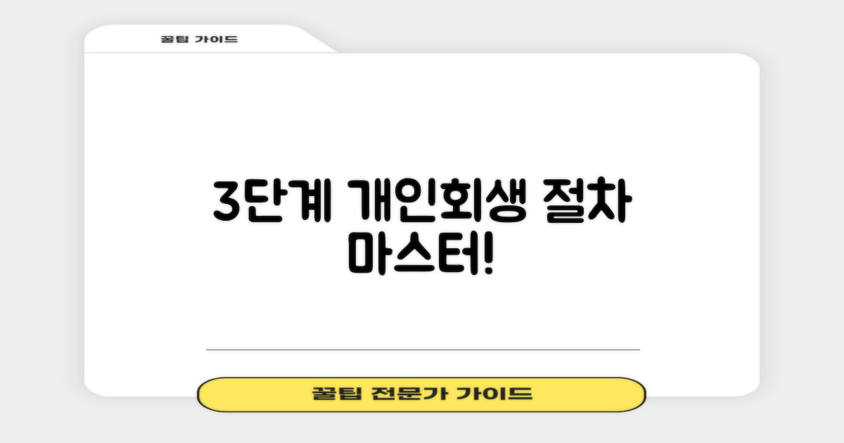 3단계 개인회생 절차